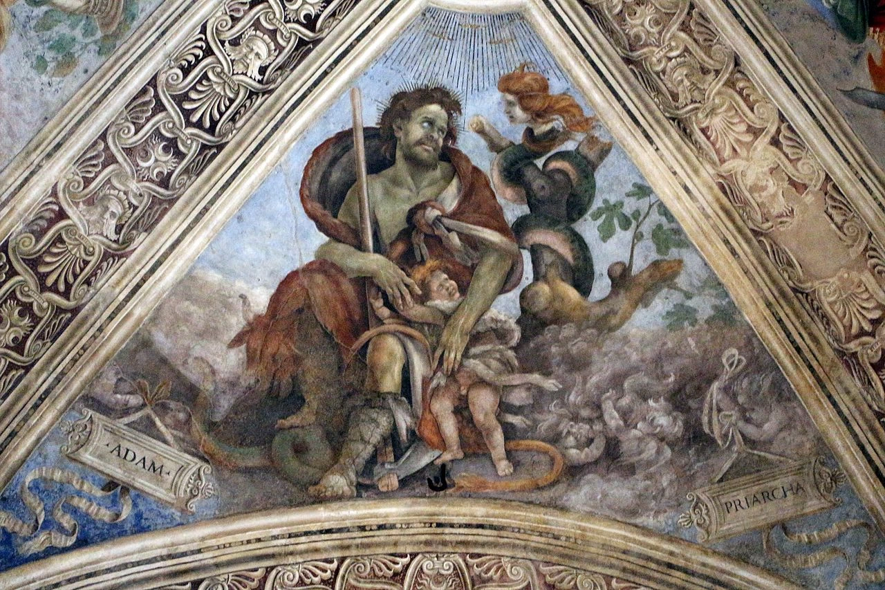 Filippo Lippi - Santa Maria Novella, Firenze, La volta, Adamo